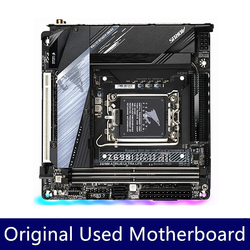 Lga1700 Itx Motherboard Ddr5 - เมนบอร์ด Gigabyte Z690I AORUS ULTRA LITE