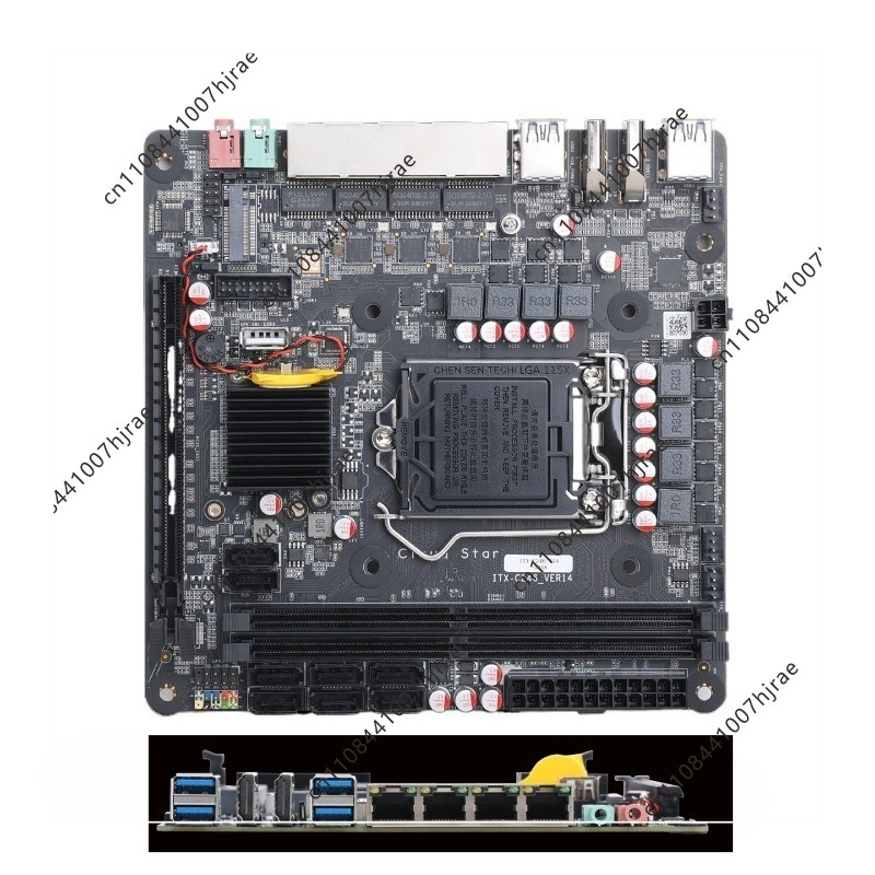 Nas Motherboard 8 Sata Mini Itx - เมนบอร์ด Mini ITX C246 NAS รองรับ