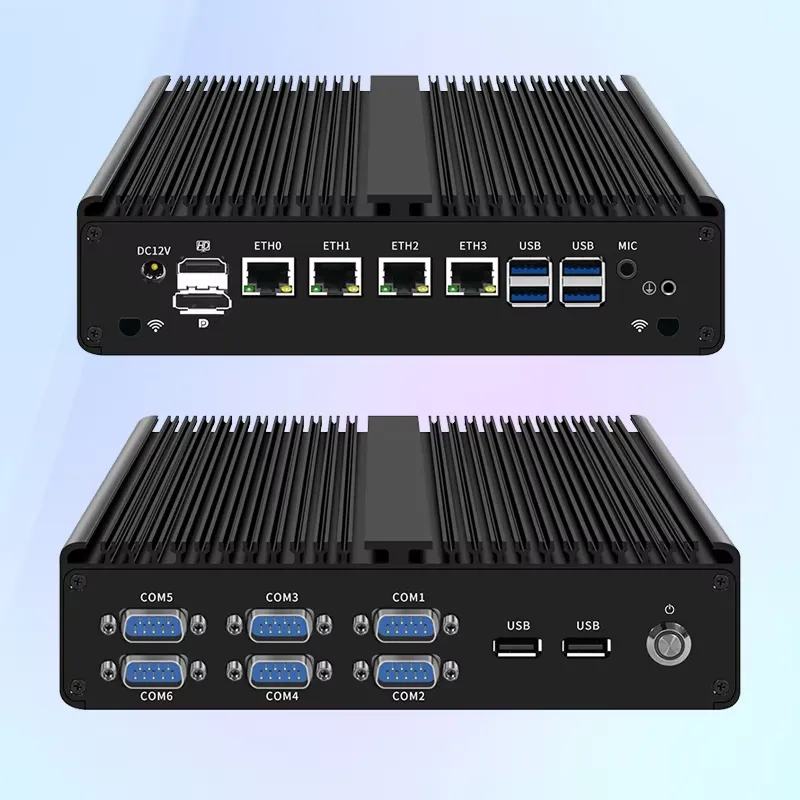 Fanless Industrial Pc Rs485 Core I7 - มินิพีซีอุตสาหกรรมแบบไม่มีพัดลม Core i3 i5 i7 เจนเนอเรชั่น
