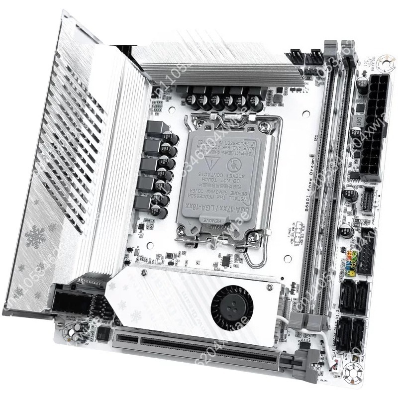 Lga1700 Itx Motherboard Ddr5 - เมนบอร์ด White Itx รุ่น B760 Lga1700
