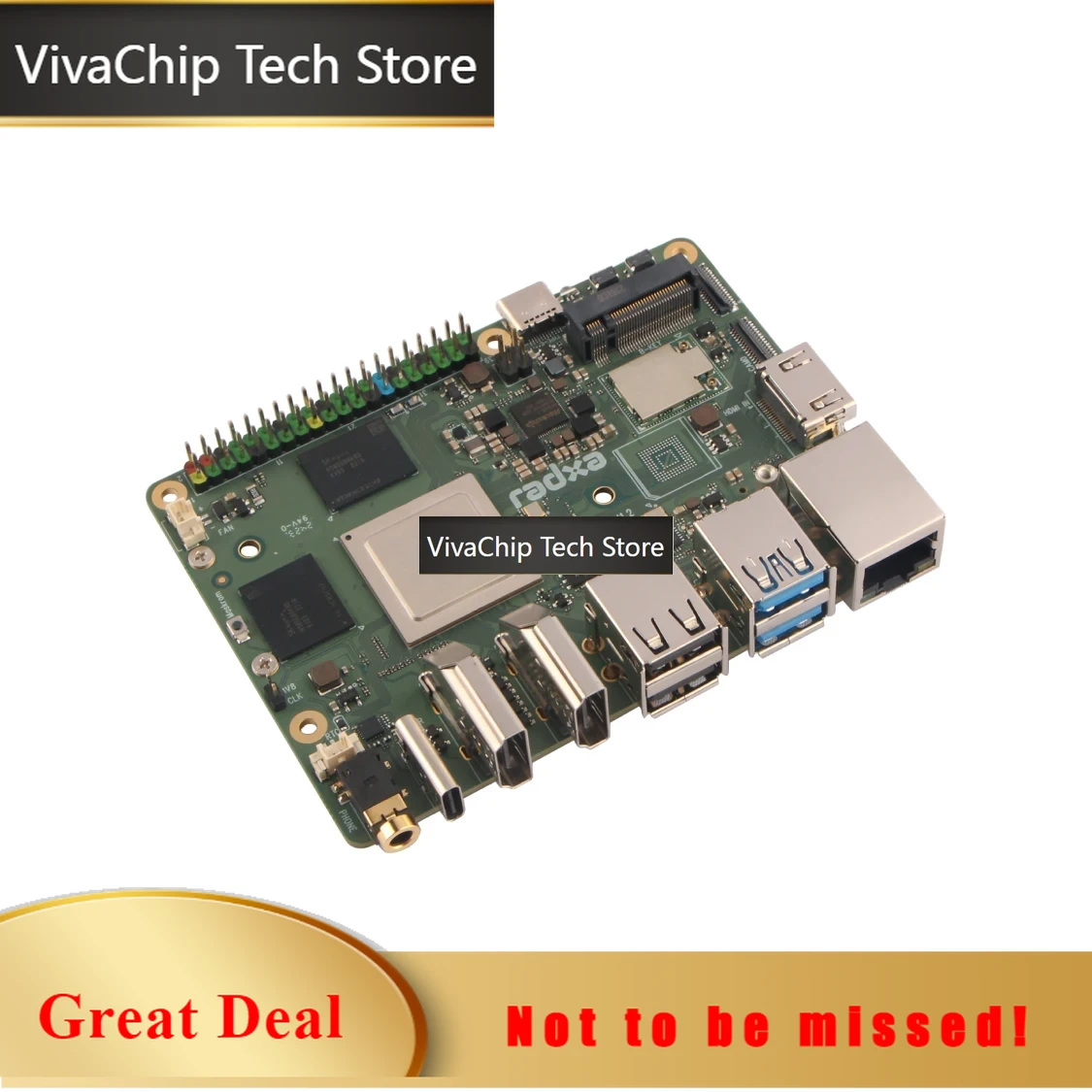 Rockchip Rk3588 Development Board - VivaChip TechRadxa ROCK 5B+ ชิปประมวลผล Rockchip
