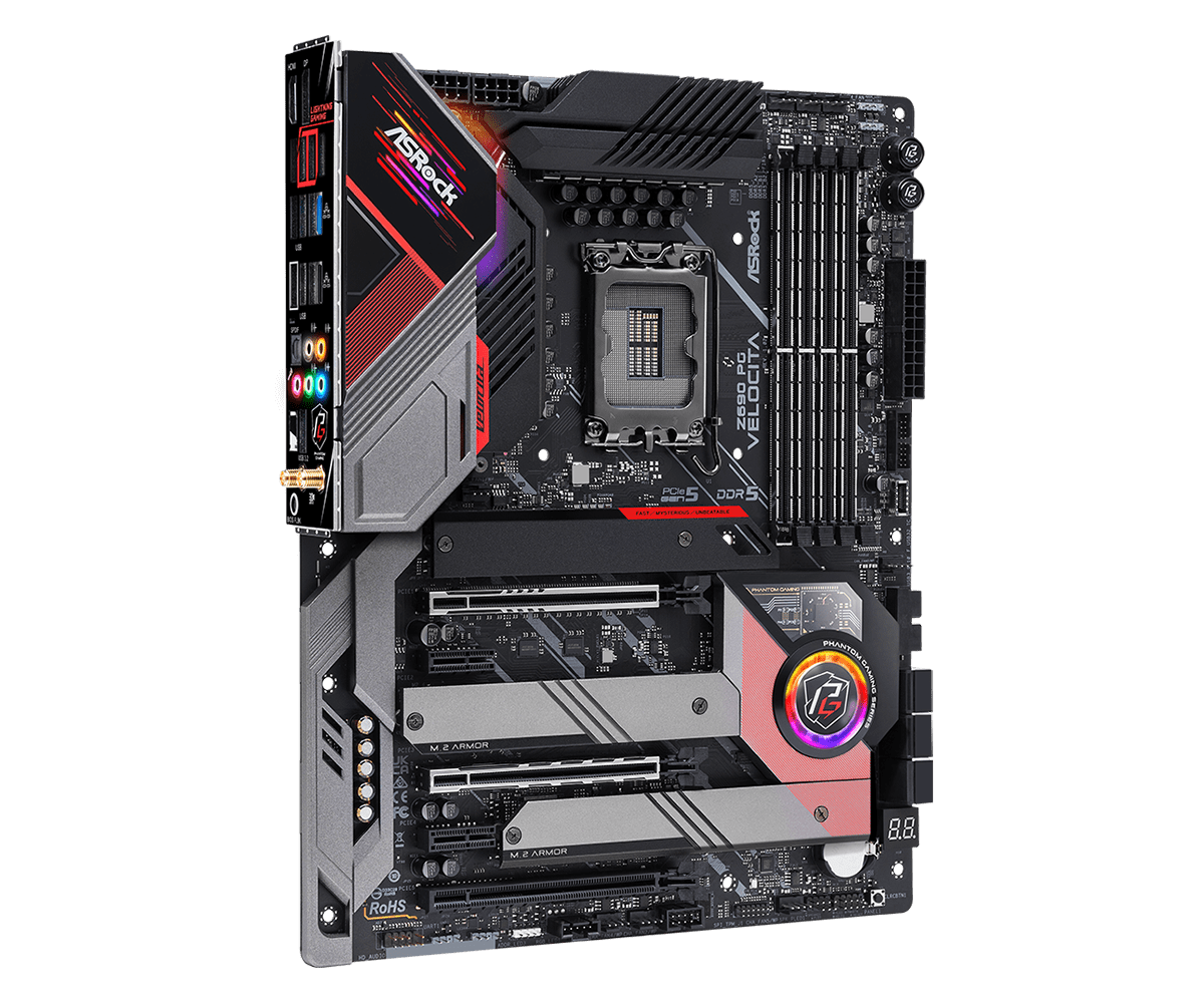 เมนบอร์ด Asrock Z690 PG VELOCI - Lga1700 Itx Motherboard Ddr5 บทวิจารณ์และราคา