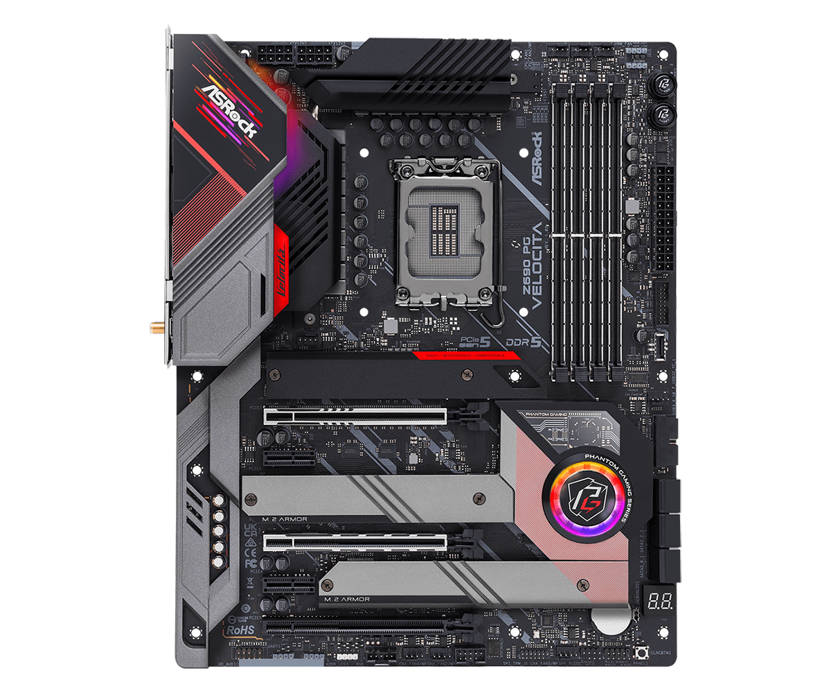 เมนบอร์ด Asrock Z690 PG VELOCI - Lga1700 Itx Motherboard Ddr5 บทวิจารณ์และราคา