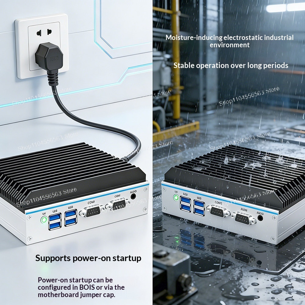 มินิพีซีอุตสาหกรรม N100 ควอดคอ - Fanless Industrial Pc Rs485 Core I7 บทวิจารณ์และราคา