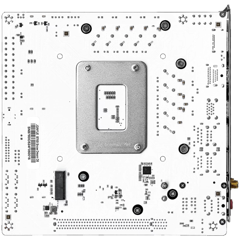 JGINYUE B760i-Snow Dream เมนบอ - Lga1700 Itx Motherboard Ddr5 บทวิจารณ์และราคา