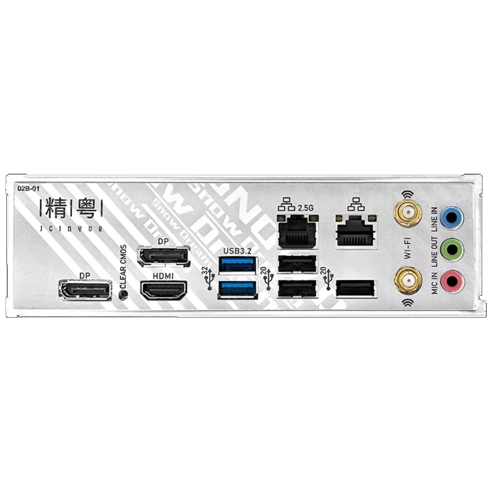 JGINYUE B760i-Snow Dream เมนบอ - Lga1700 Itx Motherboard Ddr5 บทวิจารณ์และราคา