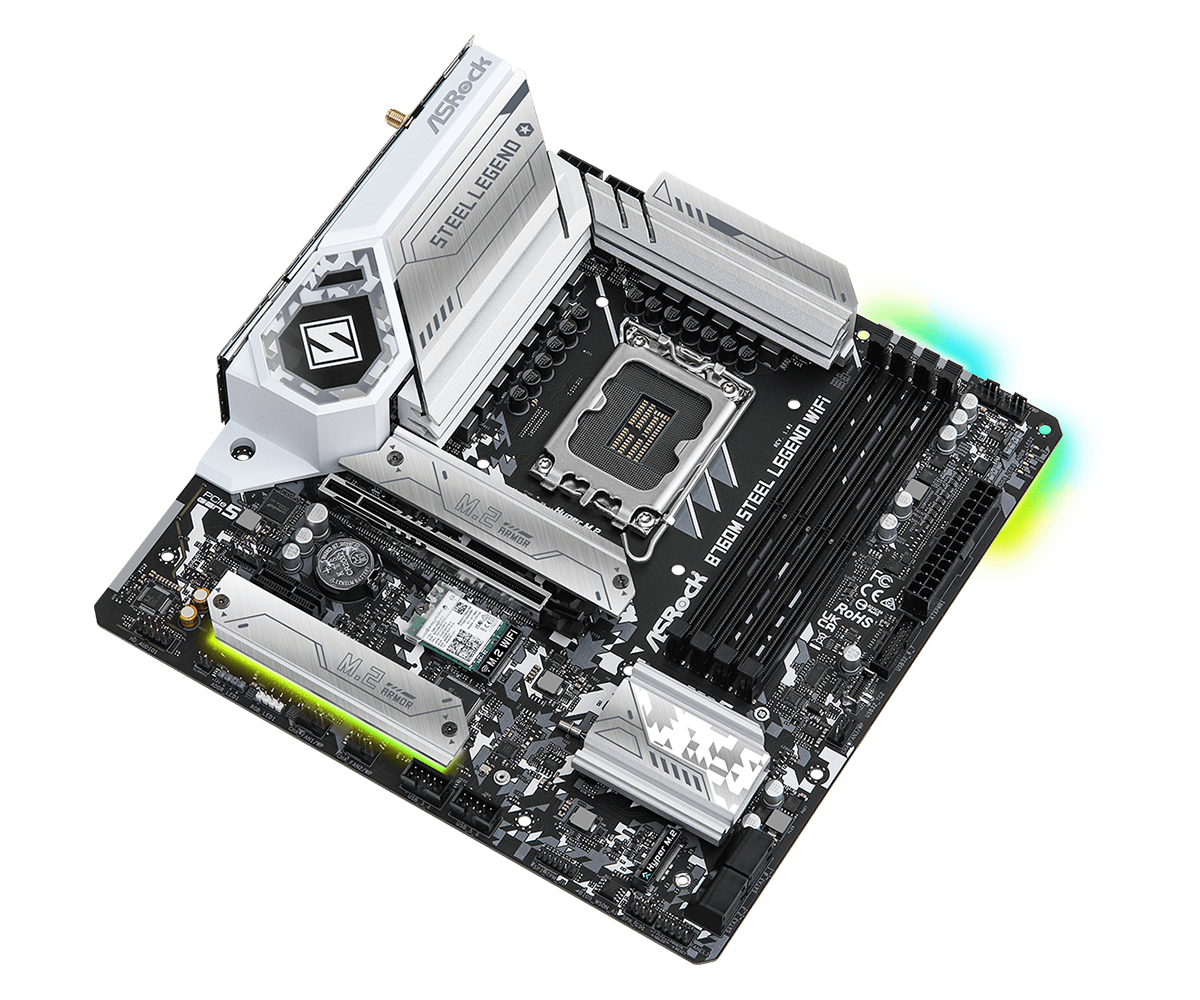 เมนบอร์ด ASROCK B760M STEEL LE - Lga1700 Itx Motherboard Ddr5 บทวิจารณ์และราคา