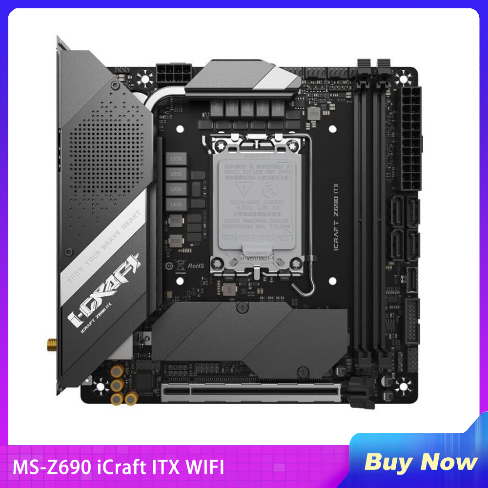 เมนบอร์ด MS-Z690 iCraft ITX WI - Lga1700 Itx Motherboard Ddr5 บทวิจารณ์และราคา