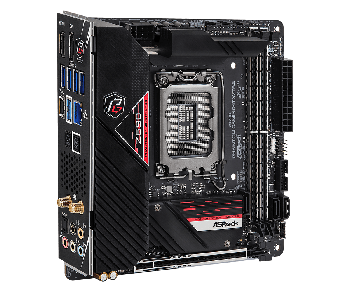 เมนบอร์ด ASROCK Z690 Phantom G - Lga1700 Itx Motherboard Ddr5 บทวิจารณ์และราคา